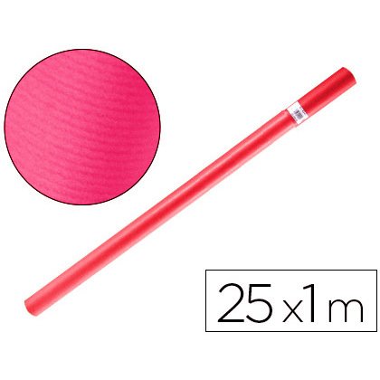 Papel kraft liderpapel fucsia rollo 25x1 m
