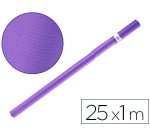 Papel kraft liderpapel violeta rollo 25x1 m