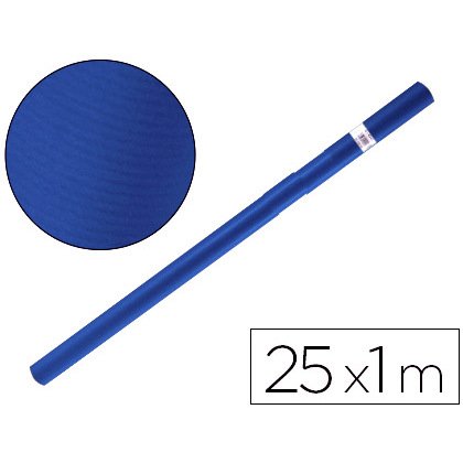 Papel kraft liderpapel azul azurita turquesa rollo 25x1 m