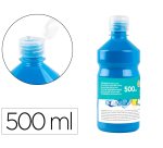 Témpera liquida escolar Liderpapel - Botella de 500 ml