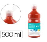 Témpera liquida escolar Liderpapel - Botella de 500 ml