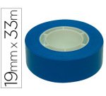 Cinta adhesiva apli 33 m x 19 mm color azul