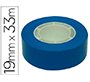 Cinta adhesiva apli 33 m x 19 mm color azul