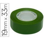 Cinta adhesiva apli 33 m x 19 mm color verde