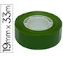 Cinta adhesiva apli 33 m x 19 mm color verde