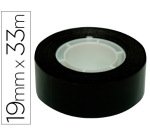 Cinta adhesiva apli 33 m x 19 mm color negro