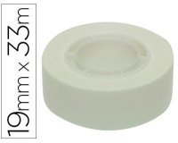 Cinta adhesiva apli 33 mt x 19 mm color blanco