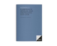 Agenda g mes vista additio planificador 16 meses 19,5x28,5 cm colores surtidos catalan