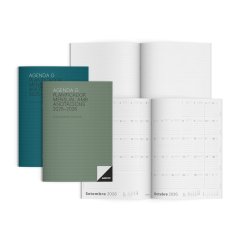 Agenda g mes vista catalan additio planificador 16 meses 195x285 mm colores surtidos