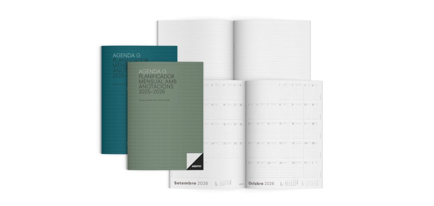 Agenda g mes vista catalan additio planificador 16 meses 195x285 mm colores surtidos