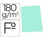 Subcarpeta cartulina gio folio verde pastel 180 g/m2