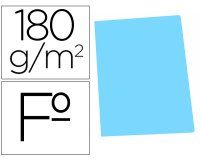 Subcarpeta cartulina gio folio celeste pastel 180 g/m2