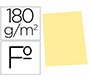 Subcarpeta cartulina gio folio amarillo pastel 180 g/m2