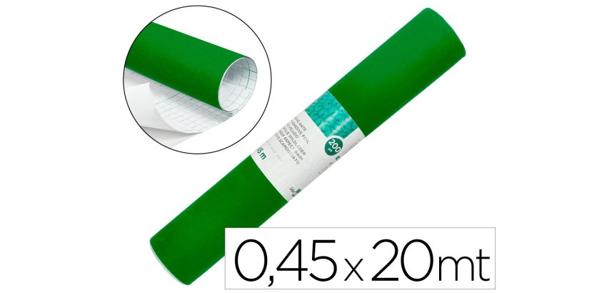 Rollo adhesivo liderpapel 45 cm x 20 m