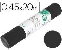 Rollo adhesivo liderpapel unicolor negro mate rollo de 0,45 x 20 mt