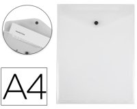 Carpeta liderpapel dossier broche polipropileno din a4 formato vertical transparente 50 hojas