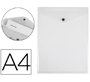 Carpeta liderpapel dossier broche polipropileno din a4 formato vertical transparente 50 hojas
