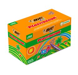 Lapices cera plastidecor school pack de 352 unidades colores surtidos 16 x color