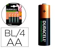 Pila duracell recargable staycharged aa 2500 mah blister de 4 unidades