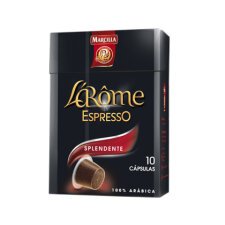 Cafe l'or espresso splendente fuerza 7 caja de 10 unidades compatible con nespresso