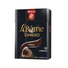 Cafe l'or espresso forza fuerza 9 caja de 10 unidades compatible con nespresso