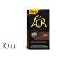 Cafe l'or espresso forza fuerza 9 caja de 10 unidades compatible con nespresso