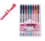 Boligrafo uni ball um-120 signo 0,7 mm tinta gel estuche de 8 colores basicos