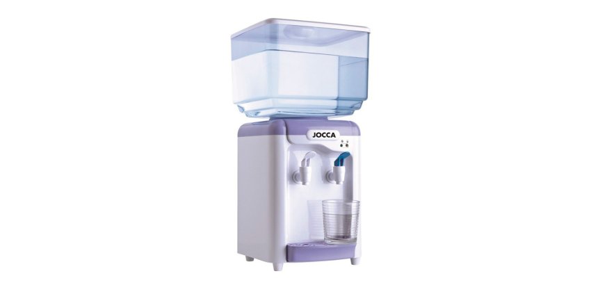 Dispensador de agua jocca con deposito agua fria y natural