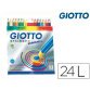 Lapices de colores giotto stilnovo acuarelables caja de 24 colores surtidos