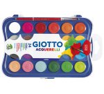 Acuarela giotto 24 colores con pincel estuche de plastico
