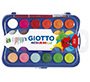 Acuarela giotto 24 colores con pincel estuche de plastico