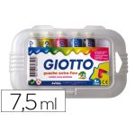 Tempera giotto 7,5 ml estuche 5 colores surtidos