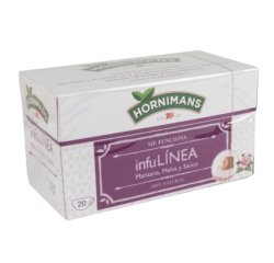 Infusión Hornimans InfuLinea manzana malva y sauco - caja de 20 bolsitas