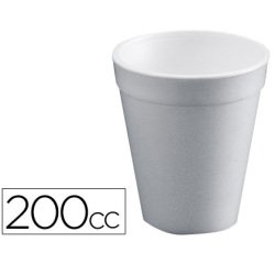 Vaso termico de poliexpan 200cc paquete de 50 unidades