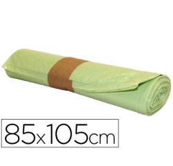 Bolsas de basura Amarilla 28 micras 100L - Rollo de 10 unidades