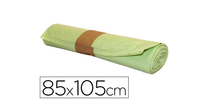 Bolsas de basura Amarilla 28 micras 100L - Rollo de 10 unidades