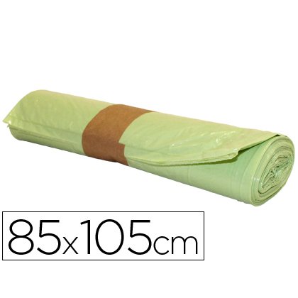 Bolsas de basura Amarilla 28 micras 100L - Rollo de 10 unidades