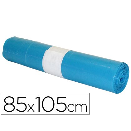 Bolsas de basura Azul 30 micras 23L - Rollo de 15 bolsas