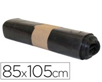 Bolsas de basura Biznaga Negro 30 micras 100L - Rollo de 10 unidades