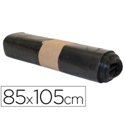 Bolsas de basura Biznaga Negro 30 micras 100L - Rollo de 10 unidades