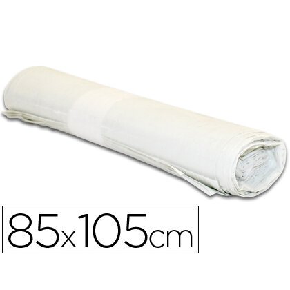 Bolsas de basura blanca 28 micras 100L - Rollo de 10 unidades 