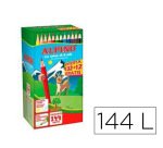 Lapices de colores alpino school pack de 132 + 12 unidades obsequio colores surtidos