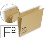 Carpetas colgantes para cajones 34,8 x 24,5 cm Folio Kraft Fade Eco Lomo V