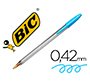 Boligrafo bic cristal fun turquesa punta 1,6 mm