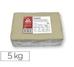Pasta de modelar sio-2 gres granada para escultura y modelado paquete de 5 kg