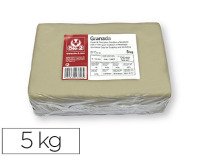 Pasta de modelar sio-2 gres granada para escultura y modelado paquete de 5 kg