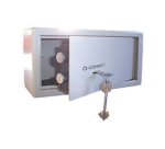 Caja de seguridad q-connect doble pasador capacidad 6l conaccesorios fijacion 200x200x150 mm