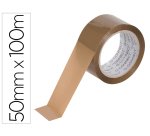 Cinta adhesiva polipropileno 45 micras havana q-connect 100 m x 50 mm