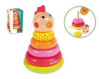 Juego Goula didáctico apilable gallina.