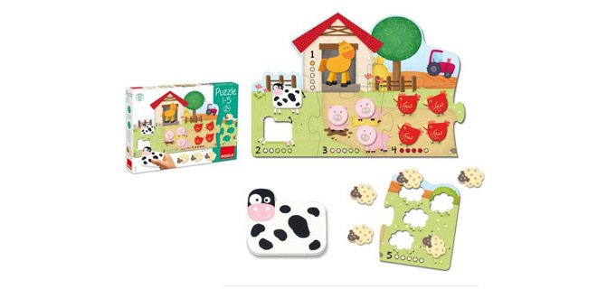 Puzle Goula 1-5 21 piezas